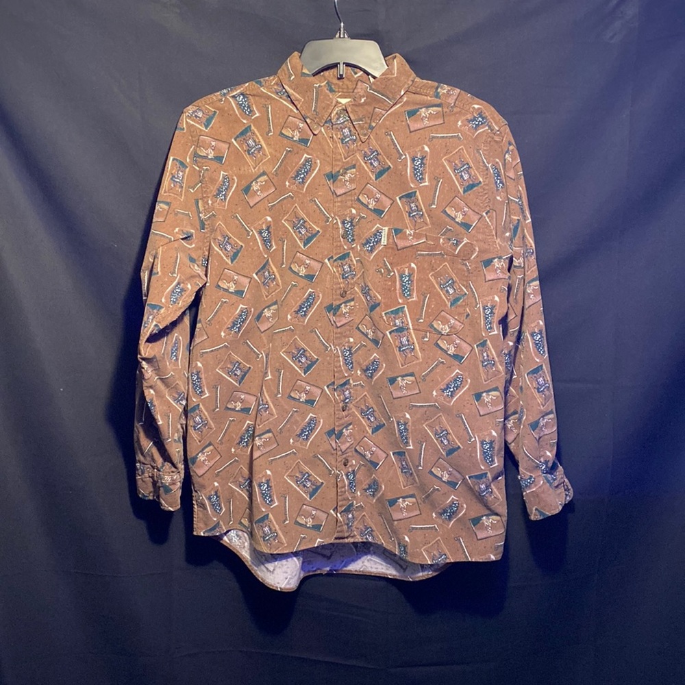 FieldMaster Corduroy Button Down Shirt (L)